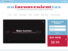 Tablet Screenshot of aninconvenienttax.com
